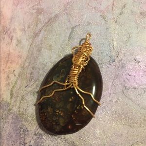 Brown Agate Pendant